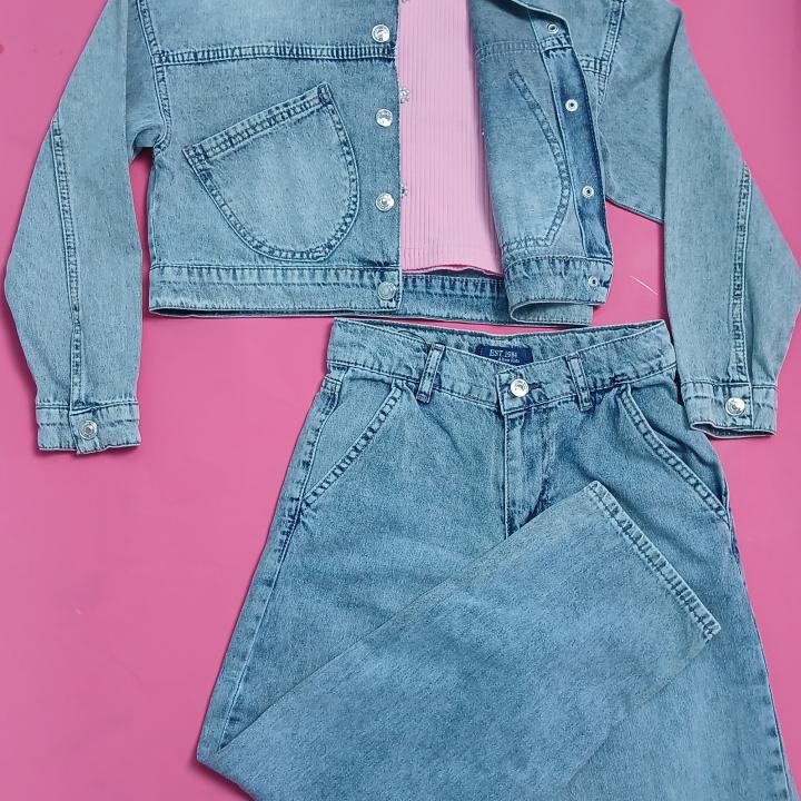 SET JACKET AND PANTS JEANS