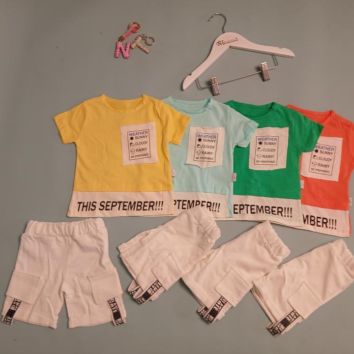 SET T-SHIRTS AND SHORTS