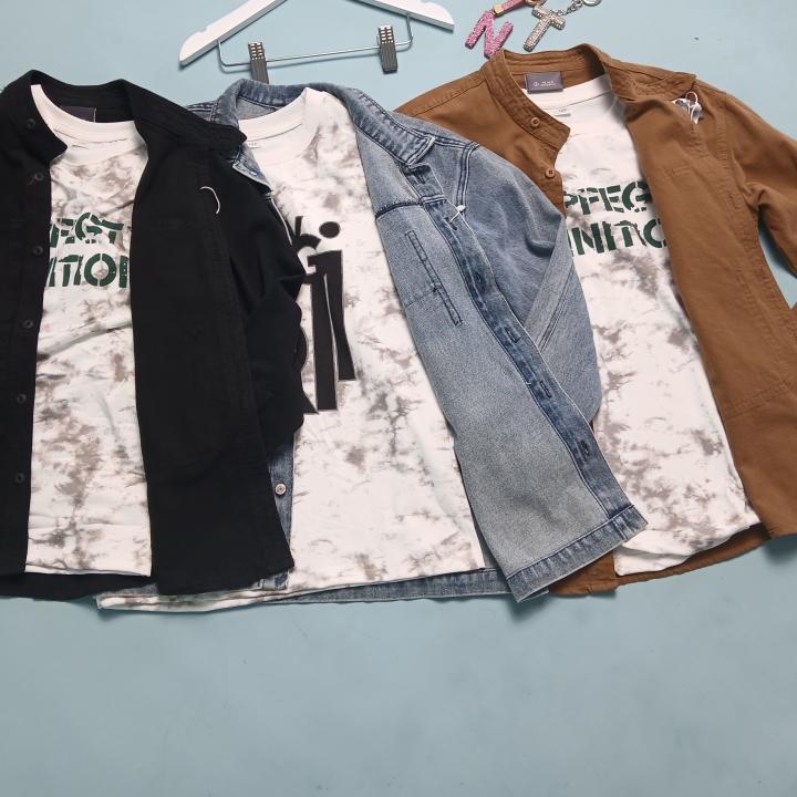 JACKET AND T-SHIRTS
